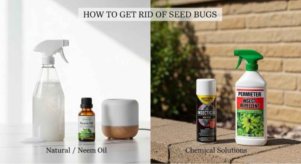 Comparison of natural remedies and chemical treatments for controlling seed bugs — How to Get Rid of Seed Bugs: 7 Simple & Effective Fixes.