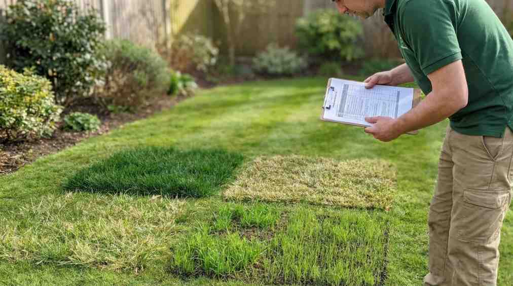 How Long to Wait to Fertilize After Seeding shown through grass-type fertilization timing stages.