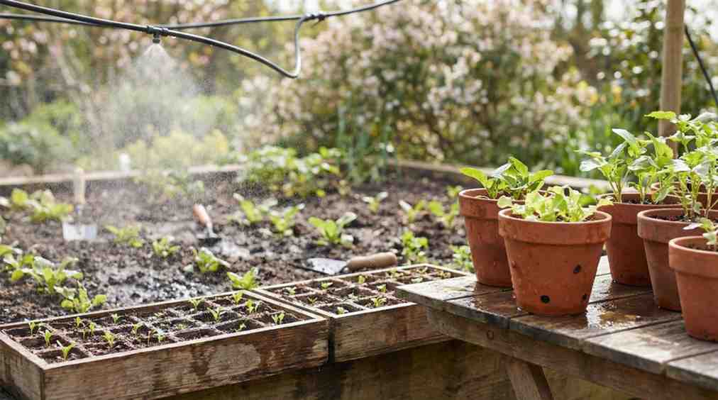 How Much to Water Seeds in seed trays, pots, and garden soil for optimal growth.