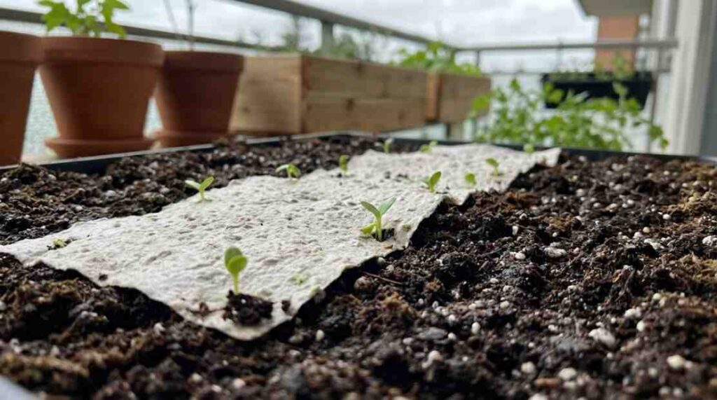 How to Plant Seed Paper in loose soil with proper light and moisture for healthy germination.