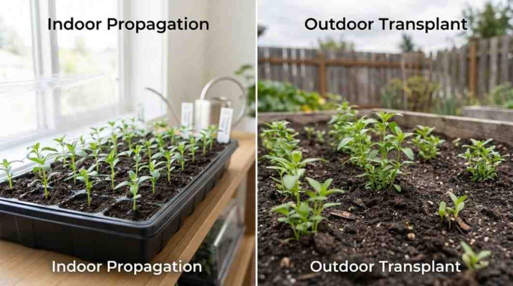 How Long Does It Take Snapdragon Seeds to Germinate indoors compared to outdoor garden soil conditions.