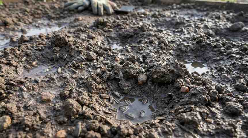How to Prepare Sunflower Seeds for Planting by avoiding common mistakes like cold soil, over-soaking, and poor drainage.